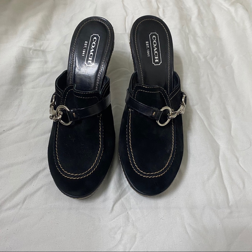 COACH MULE HEELS
